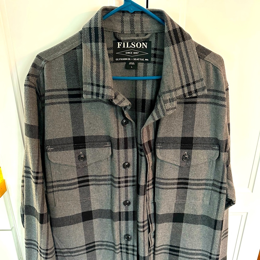 Filson Deer Island Jac Shirt Size Large